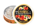 LyvWel超カフェインポーチ - ピーチ甘いお茶 - 225mgグアラナと自然カフェイン - 焦点と気分のためのクリーンエネルギー - 1-パック(15袋)