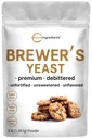 乳化のためのビール酵母パウダー、3lbs(90サービング) | 授乳中のブリューワーズイースト for Breastfeeding Support | 乳液用クッキー・紅茶|豊富なビタミンBコンプレックス&プロテインソース | 非GMO
