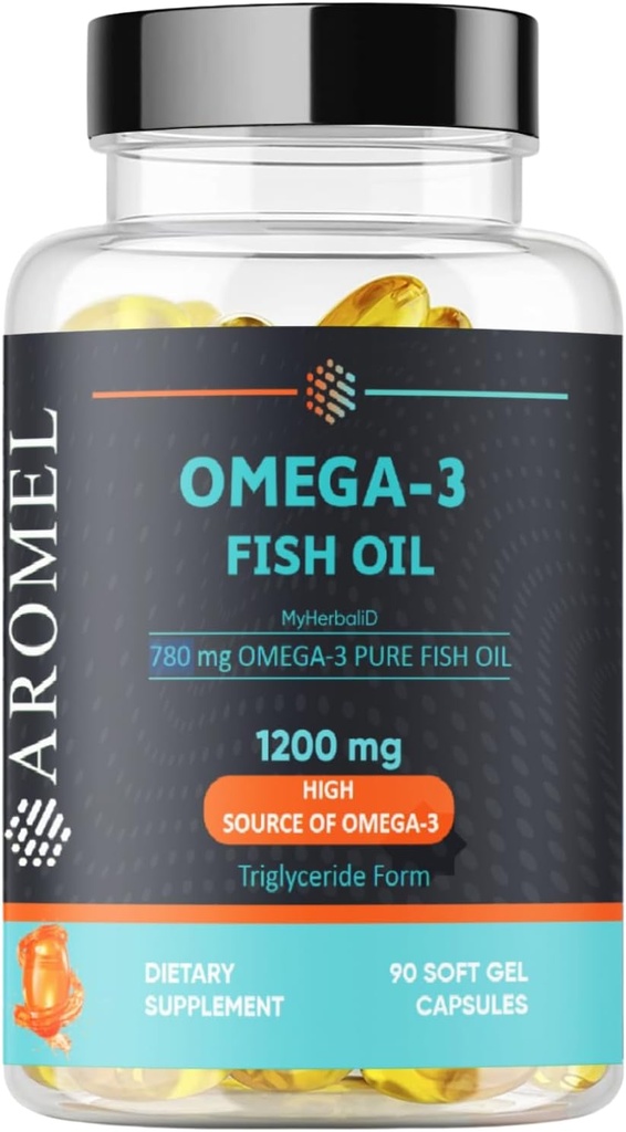 Omega-3の魚油1200mg 90の柔らかいゲルのカプセル