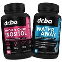 Myo-Inositol & D-Chiro Inositol & Water Away Pills - Gut Health & Leg Swellingのための水保持ダイアレーズ - 月経サイクルと女性の健康をサポートするための女性のためのサプリメント