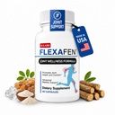 N-Labs Flexafenの共同サポート補足–MSM、コラーゲンのタイプ2、Hyaluronic酸、Bron及び白いWillow Barkとの共同健康サポート–共同慰め、柔軟性及び移動性– 30のカプセルを支えて下さい