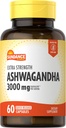 Sundance Ashwagandha カプセル | 3000mg | 60 カウント | 余分な強さの方式 | 黒いペッパーのエキスと | 非GMO およびグルテンフリーの補足