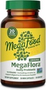 MegaFood MegaFlora Probiotics - 女性消化の健康のためのプロバイオティクス - 免疫サポートサプリメント - 20 Billion CFU - 14 ス トレイン - 非GMO - ベジタリアン - 30 ミニカプセル(30サービング)