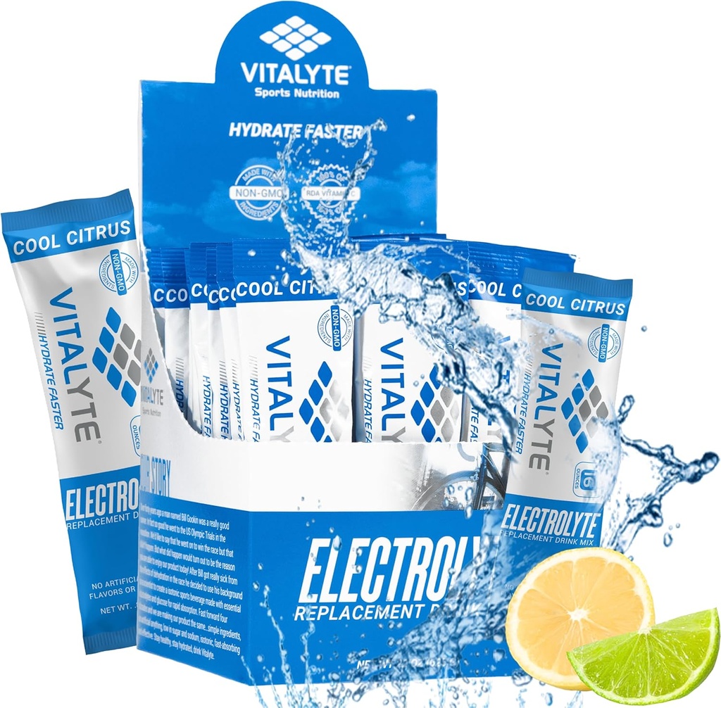 Vitalyte 電解液 パケット Isotonic スポーツ ドリンク | 電解液 パウダー パケット スポーツ 栄養 電解液 代替飲料 脱水救済パケット