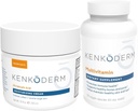 Kenkodermの乾癬保湿クリーム及びMultivitaminのスキン ケアの束、Slicylic酸、オメガ3及びビタミンDの免疫サポート補足、120のカプセルが付いている保湿のクリーム