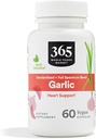 365 by Whole Foods Market, Garlic Dietary Supplement, Vegan Capsules, Supports Heart Health, 60 Count