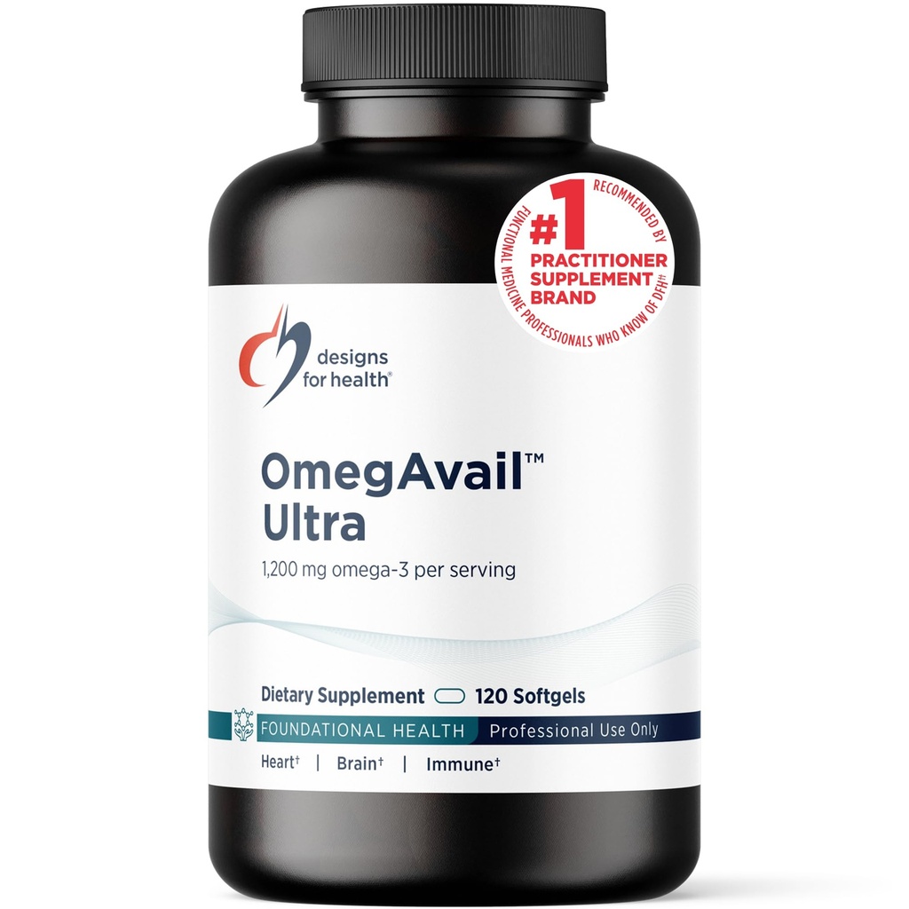 健康のための設計 OmegAvail の超 TG の魚油 1200mg - DHA/EPA の Triglyceride の形態 Omega 3 の魚油の補足 - 魚介類の Aftertaste (120 の Softgels)無し