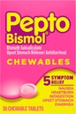 PeptoのBismol Pepto-BismolのChewableタブレット、30のct、