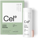 SRWセルエッセンシャル | 健康な老化と長寿のためのウェルネスサプリメント | エネルギー、メンタルパフォーマンス、筋肉の健康をサポート | 17 ビタミン・ミネラル | すべての年齢に適した | 60 カプセル