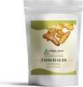 HERBAL HILLS Ambehaldiの粉のタービンの粉/Amba Haldi/Curcuma Amada/Curcuma Longa/Turmeric Curcumin   16 Oz (454 GMS)