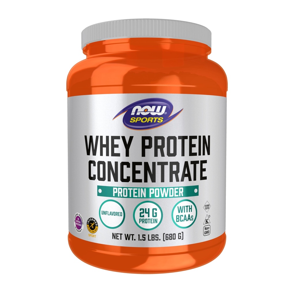 NOWの食糧スポーツの栄養物、Whey蛋白質のコンセントレート、BCAAsの不燃性の粉、1.5ポンドの24 g