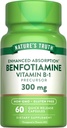 Nature's Truth Benfotiamine | 300mg | 60カウント | 非GMOとグルテンフリーサプリメント | ビタミンB1プレカーサ
