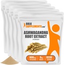 BulkSupplements.com Ashwagandhaの根のエキスの粉-Ashwagandhaの補足、Ashwagandhaの粉-Ashwagandhaの根からの-ビーガン及びグルテンフリー、サービングごとの600mg、5kg (11のlbs) (5のパック)