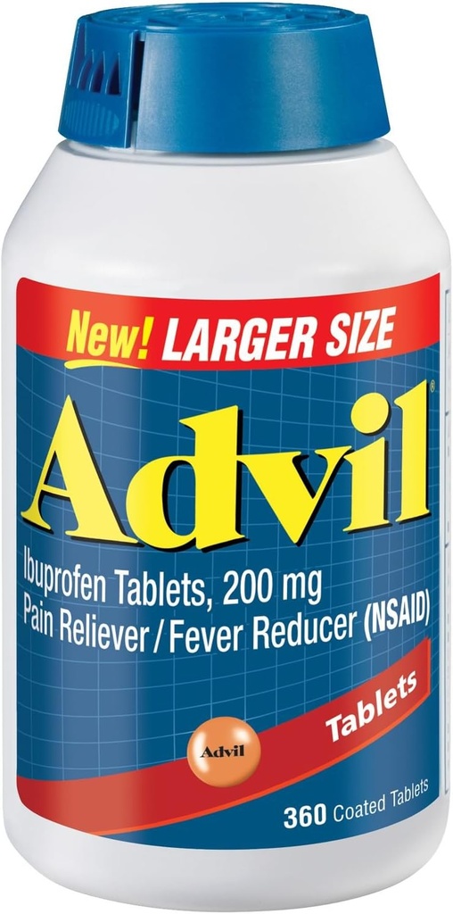 Advil-Ibuprofenの上塗を施してあるタブレット、200のmg 360の上塗を施してあるタブレット