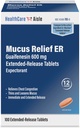 HealthCareAisle Guaifenesin 600のmgの延長解放- 100のタブレット-胸部の混雑の救助のためのMumcusの救助の Expectorant