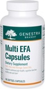 GenestraブランドマルチEFAカプセル | フィッシュ、フラックス、ボルジシードオイルのユニークなブレンド | 90 Softgelカプセル