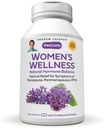 ANDREW LESSMAN 女性用ウェルネス 60 カプセル - 自然にPMS、月経閉症およびペリメノポーズ症状を取り除き、大豆イソフラボン、EGCG、クランベリー、ブロッコリーなど。 カプセルを飲みやすい