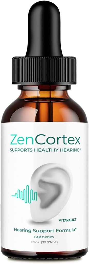 耳のドロップを鳴らすためのZenCortex Tinnitusの救済、ZenCortexのTinitusの補足の健康な耳サポート補足-最高の強さの高度の方式のZenCortexの低下のレビュー(1パック)