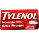 Tylenolの500のmgのアセトアミノフェン、苦痛のReliever及び熱の減力剤、100のctの余分強さの小冊子