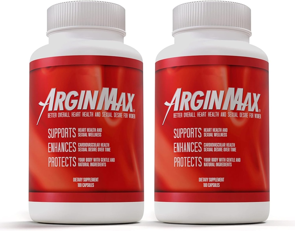 ArginMaxの女性のLのアルギニンの補足のプレワークアウトの丸薬-ニトリ酸化物の血の流れ、酸素のブースター、ニトリ酸化物の補足-スポーツの栄養物のニトリの酸化物のブースター- 2のパック、360のカプセル
