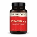 MK-7としてMercola Vitamin K2-180 mcg Vitamin K2 - 健康な動脈機能と心の健康をサポート - 非GMO、グルテンフリー&乳液フリー - 90カプセル(90の給餌)