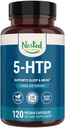 ネストナチュラル 5-HTP 100 mg (5-ヒドロキシトリプトファン) - 睡眠と気分のサポート - 5HTP 天然由来セロトニンのためのサプリメント - 120 非GMO、ビーガンカプセル