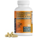 Bronson Glucosamineのコンドロイチンのタービン及びMSMの高度の接合箇所及び軟骨の方式、サポート健康な接合箇所、移動性及び軟骨-非GMOの90のカプセル