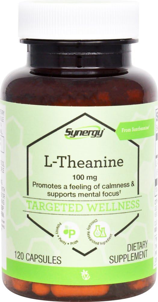 Suntheanine® - 100 mg - 120 カプセルの Vitacost のシナジー L テアニン
