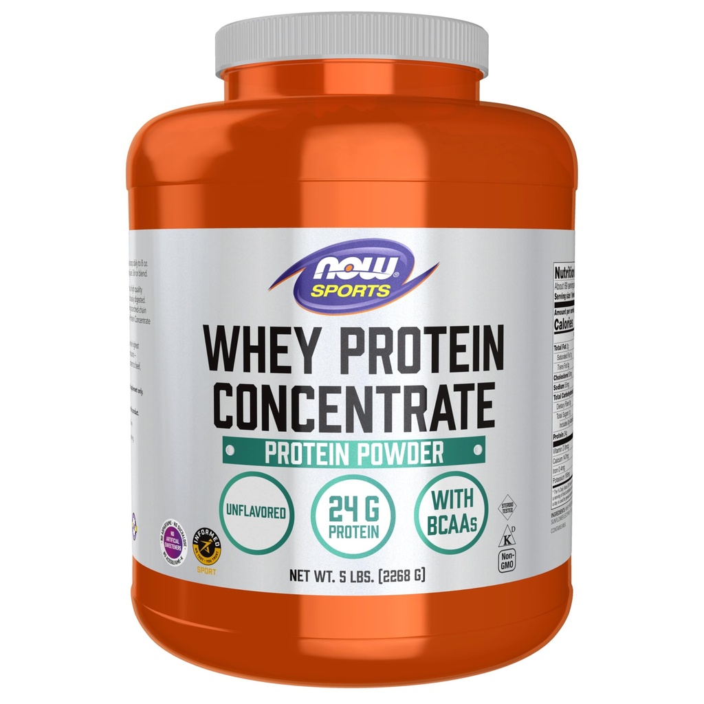 NOWの食糧スポーツの栄養物、Whey蛋白質のコンセントレート、BCAAsの不燃性の粉、5ポンドの24 G