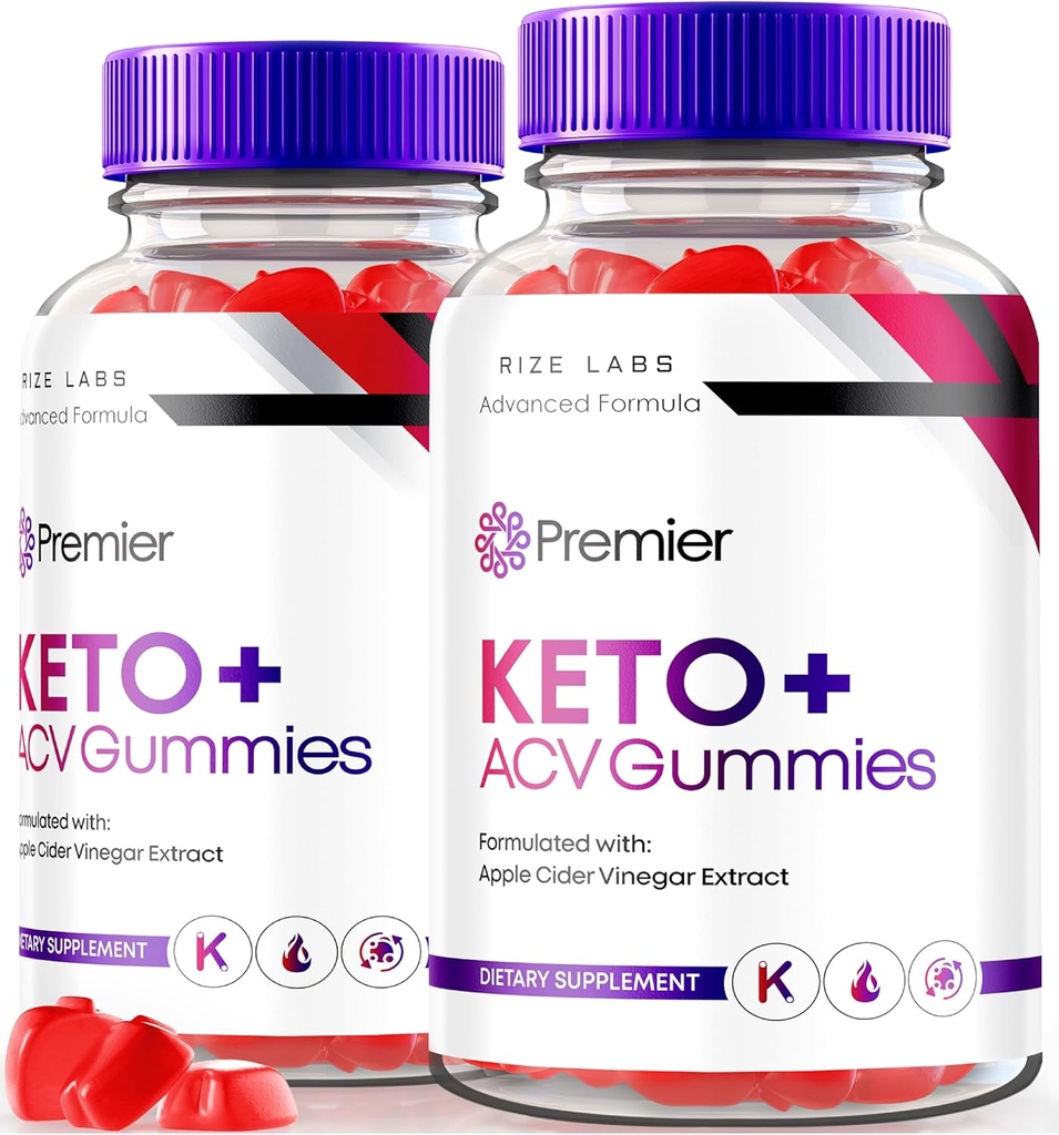 レイズラボ(プレミアKeto + ACVグミー2個パック、上級減量のためのエクストリーム2000mg Ketoグミー、すべての天然アップルサイダーバインガーサプリメント、公式フォーミュラレビュー(120グミー)