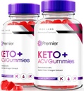レイズラボ(プレミアKeto + ACVグミー2個パック、上級減量のためのエクストリーム2000mg Ketoグミー、すべての天然アップルサイダーバインガーサプリメント、公式フォーミュラレビュー(120グミー)