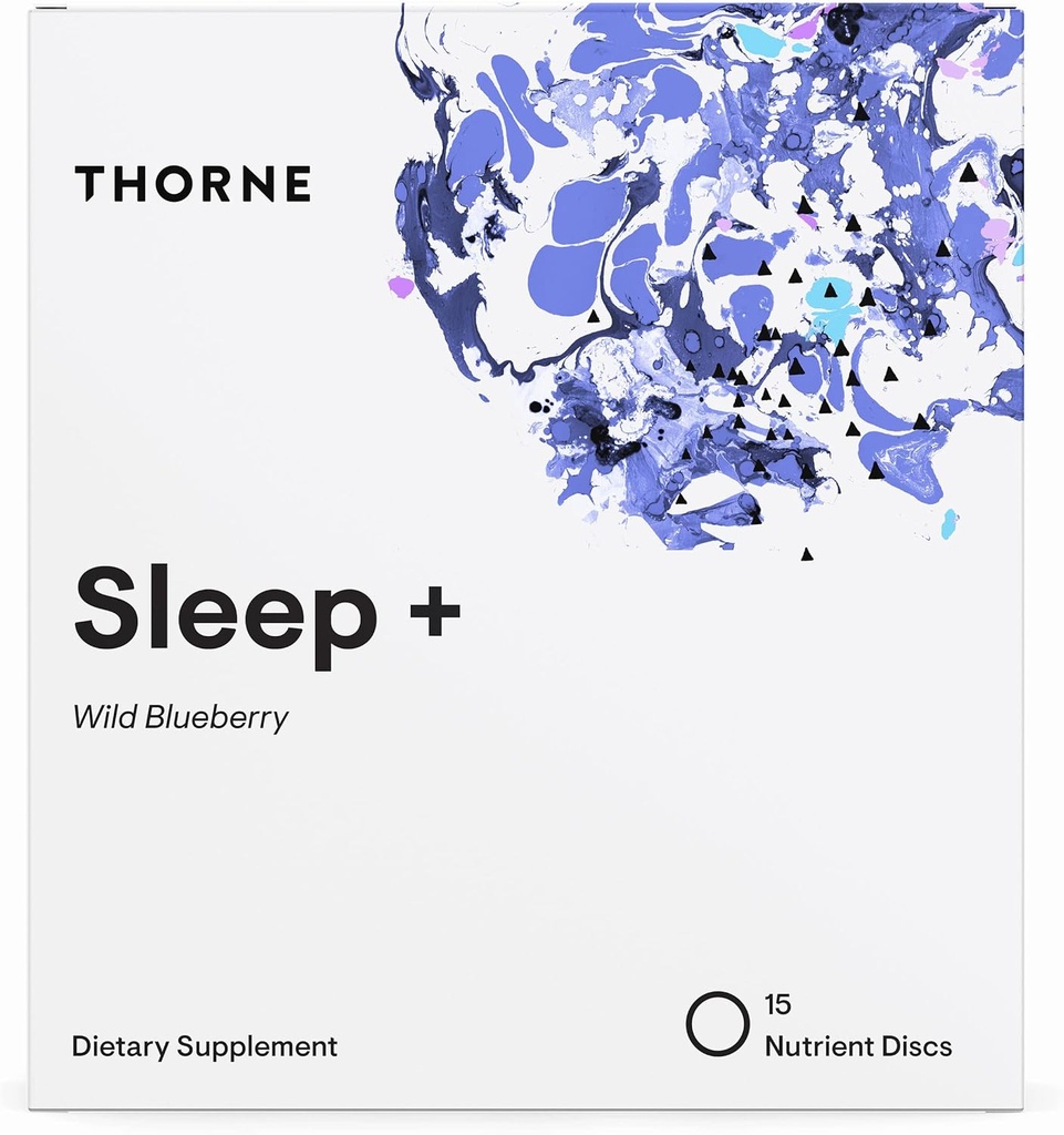 THORNE Sleep + Dissolvable Supplement Disc - Chamomile、L-Theanine、Melatonin、深みのある眠りのための - 15サービング
