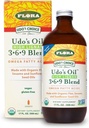 フローラ - Udo's Choice High-Lignan 369 Omega Oil Blend、Udo's Oil Balanced 2:1 オメガ脂肪酸の比率、有機亜麻、Sesame&Sunflower Seed Oil、17 oz。 ガラスボトル