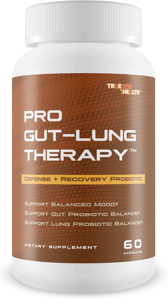 Pro Gut-Lung Therapy - Probiotic Mood サポート - 防衛 + 回復 Probiotic - サポートバランスの取れた気分 - サポートGut Probioticバランス - サポート肺プロバイオティックバランス - 全体的な健康サポート