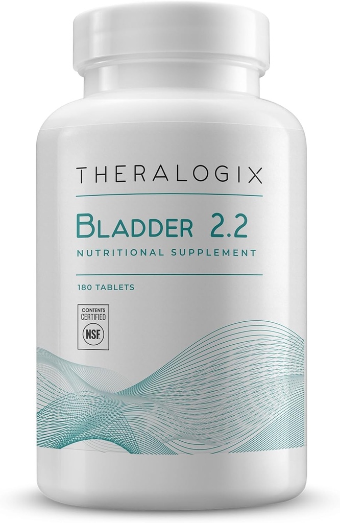 Theralogix Bladder 2.2マルチビタミン&マルチミネラルサプリメント - 90日の供給 - 男性と女性のための膀胱サポートサプリメント - ビタミンA、C、D、E、亜鉛&その他 - NSF認定 - 180錠