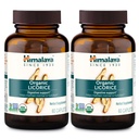 Himalaya Organic Licorice, 120 Day Supply - アップセットの胃のための消化の健康のサプリメント, 時事BloatingとHeartburn - USDA Organic, ビーガン, 非GMO, 非DGL, グルテンフリー, 60 Caplets, 2パック