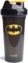 Smartshakeライト正義リーグプロテインシェーカーボトル800ml - DCコミックウォーターボトル、耐漏出性BPAフリージムシェーカーボトルプロテインシェイクとプロテインパウダー - バットマンロゴ