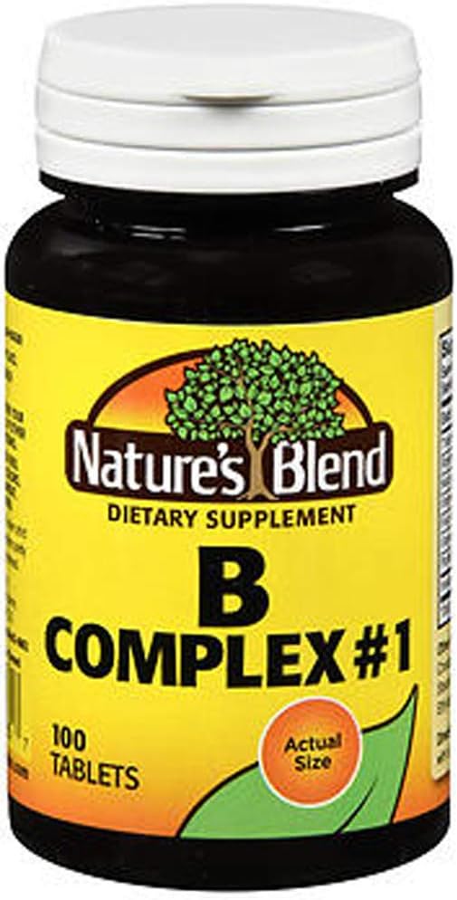 Nature's Blend B Complex #1錠 - 100カラット、3パック