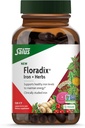 Floradix Iron + Herbs - Iron Supplement for Healthy Energy Support* - Supports Red Blood Cell Formation - Vegan, Non-GMO, Gluten-Free, Soy-Free - 120 Liquid Phyto-Caps