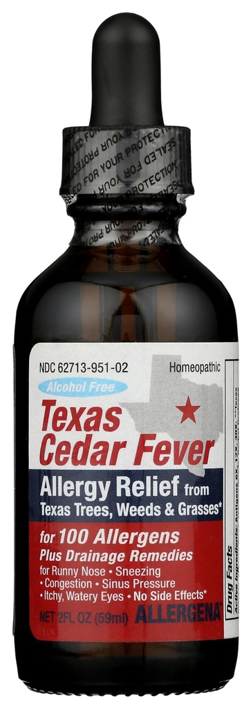 PROGENA Allergena Texas Cedar Fever (2 Fl Ounce, 大人) - 公式ウェブサイト