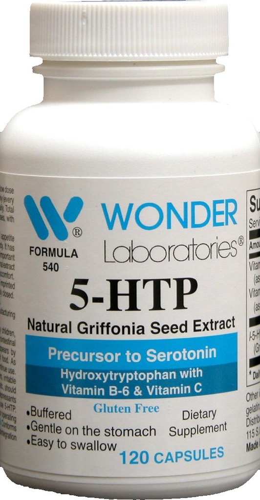 5つのHtpのSerotoninへの自然なGriffoniaの種のエキスのPrecursor - 120のカプセル#5402