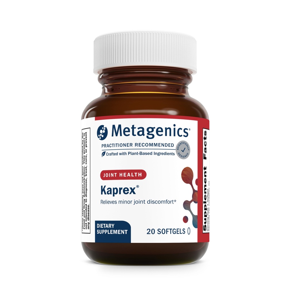 メタジェニックス・カプレックス、ジョイント・コンフォート、プラントベース - 20 Softgels のための選択的キナーゼ応答変調器