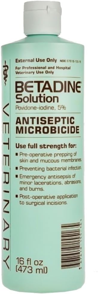 Betadine 5%の解決、16のFl Oz (1のパック)