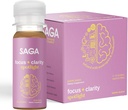 SAGA Organic Focus Shots | 能作・適応性・きのこを含む | エキゾチックガヴァ 2oz Shots(12-Pack)