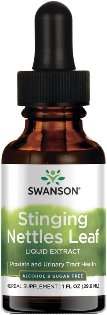 Swanson StingingingingのNettlesの葉の液体のエキス アルコールおよび砂糖なし1のflのOunce (29.6のml)液体