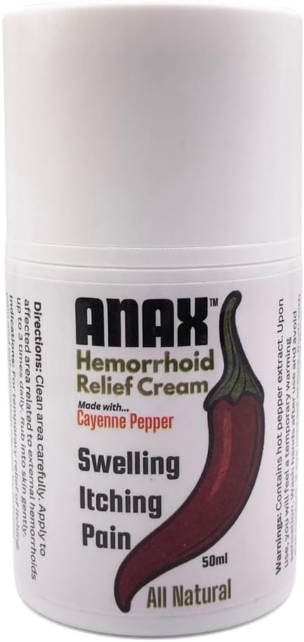 Anax自然ホットペッパークリームは、痔に関連する痛みや炎症を分析するのに役立ちます