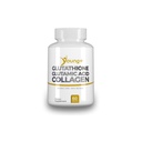 ヤング+ グルタチオン、グルタミン酸およびコラーゲン。 酸化防止サプリメント - 1000mg、60カプセル