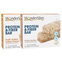 WonderSlim の蛋白質および繊維の棒束、Flufy の塩辛い Pretzel 及び Fluffy Nutter