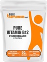 BulkSupplements.com純粋なビタミンB12パウダー - Cyanocobalamin、ビタミンBサプリメント、Cyanocobalamin B12サプリメント - 純粋な製品、複数のサービング、50g(1.8オンス)(パッケージ1)