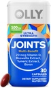 OLLY Ultra Joint Softgels, Boswellic Extract, Turmeric, Vitamin D, Boron, 30 Day Supply - 30ct